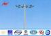 Differernt sections 22M Round High Mast Pole with operation platform ladder protection