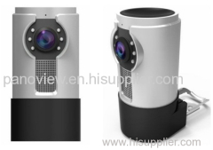 360 Degree Micro/Speaker IP Fisheye Camera