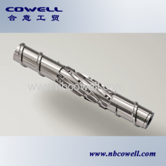 injection molding screw barrel with high efficiency