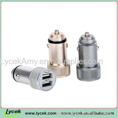 Lycek Metal promotional usb car charger made in China