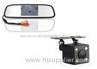 Black High Resolution Rear View Camera Mirror With 4 Led Lights