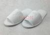 Velvet Luxury Hotel Disposable Slippers Open Toe Embroidery GMPC