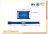 Hf Blue Woven Rfid Event Wristbands / Flexible Rfid Wristband Ticket