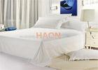 Well Packed White Hotel Bed Sheets 233 x 283 cm For Super Market