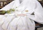 Pure Cotton Bathrobes High Grade Velvet Stripe Robe FCC / SGS