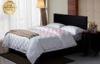 100% Cotton Luxury Hotel Bedding Sets White 300TC 9cm checks