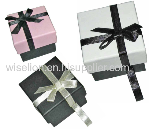 custom paper jewellery display set box gift storage packaging box