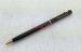 Good Painting Black Iron Custom Engraved Pens with Gold Color Logo