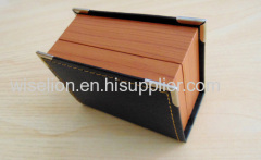 custom leather cufflinks storage packaging box jewellery display set box