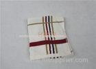 Personalized Hotel Hand Towels Sets Colorful Stripe For Daily