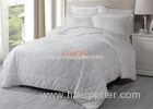 White Hotel Duvet King Size Bedding Sets 233T down-proof 300gsm