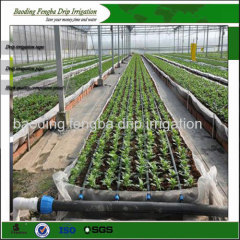 Good quality Black Flat Drip irrigation Tape with Double Blue Lines