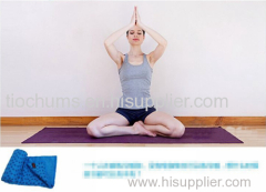 microfiber PVC silicon dot skidless yoga towel