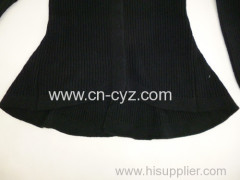 Women's V neck Black Cardigans Fashionable Sweaters