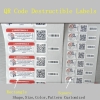 Commercial Use Customized QR Code Sticker Printing Security Warranty Void Paper Sticker