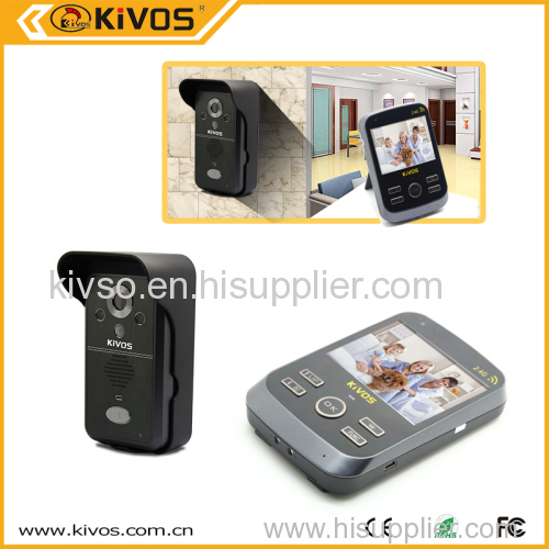 hot sale with motion sensor video long distance kivos 300 wireless video door phon