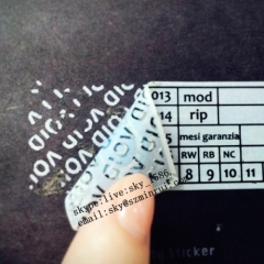 Anti-counterfeiting Label Void Sticker