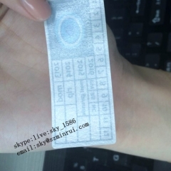 One Time Use Special Material Anti-counterfeiting Label Sticker Strong Adhesive Safety Void Vinyl Labels
