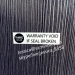 Minrui Supply Security Sticker Warranty Void Stickers Printing PET Void Anti-counterfeiting Label