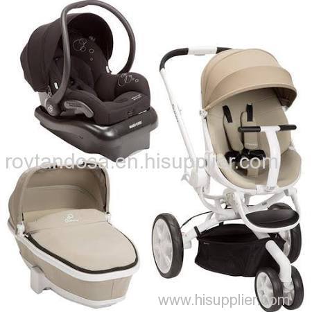 Quinny Moodd Stroller Travel System Natural Delight Black with Bassinet