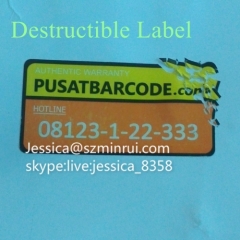 Custom Design Self Adhesive Vinyl Sticker Security Seal Void If Broken Labels Warranty Seal Sticker Security Seal Sticke