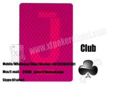 Club Cards Games Bee Paper Invisible Playing Cards For Contact Lenses