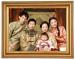 Family portrait rosewood color Photo/Picture Frame