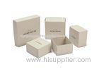 Grey paper birthday card box / bespoke rigid box packaging with lids