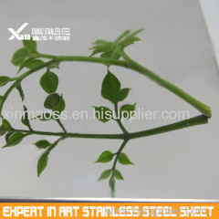 Customized 304 0.6mm mirror finish stainless steel sheet price