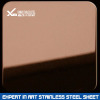 rose gold mirror finish stainless steel decorative sheet for home and hotel decoration