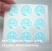 25mm Blue Printed Repair Warranty Adhesive Sticker with Logo