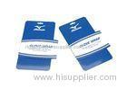 Blue Folding Recycled Hang Tags / Personalized Sticker Labels For Boutique