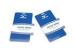 Blue Folding Recycled Hang Tags / Personalized Sticker Labels For Boutique