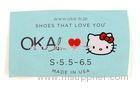 Green personalised wedding stickers / self adhesive labels with Cartoon