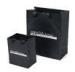Private black retail Personalized Shopping Bags recycled for clothing