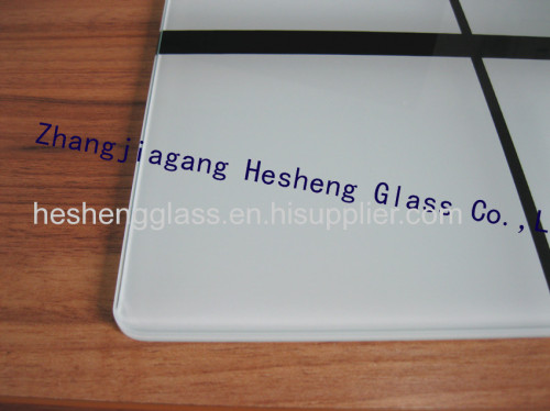 6MM white tempered glass as weight scale top