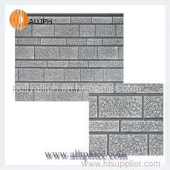 Decorative embossed sandwich panel for wall