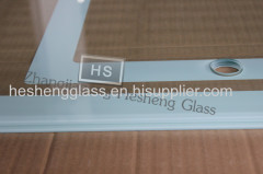 12MM printing tempered glass as basketball board
