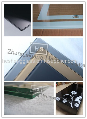 12MM clear tempered glass as sliding door