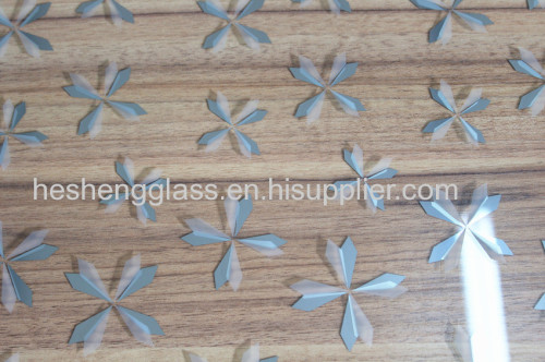 5MM printing tempered glass as decoration glass