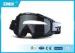 Anti - fog Black TPU Frame PC Lens Motorcycle Goggles Glasses For Adults