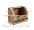 Colored corrugated packing box