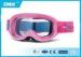 Customized Anti Scratch Blue Pink Kids Motorcycle Goggle For Boys and Girls