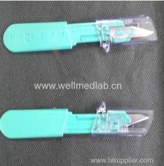 surgical scalpel body or cover plastic injection moulds