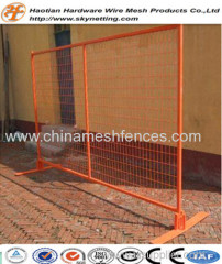 canada standard pvc coated ISO certificated high quality temporary fence mesh temporary fence