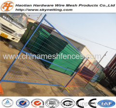 canada standard pvc coated ISO certificated high quality temporary fence mesh temporary fence