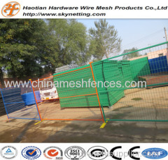 canada standard pvc coated ISO certificated high quality temporary fence mesh temporary fence