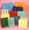 Colorful Handle Paper Personalized Shopping Bags Durable For Gift