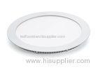 White Recessed Round Slim LED Panel Light Good Heat Dissipation CRI 80