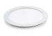 White Recessed Round Slim LED Panel Light Good Heat Dissipation CRI 80